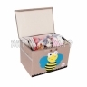 Корзина Ящик для игрушек складной с крышкой 53 см AL006